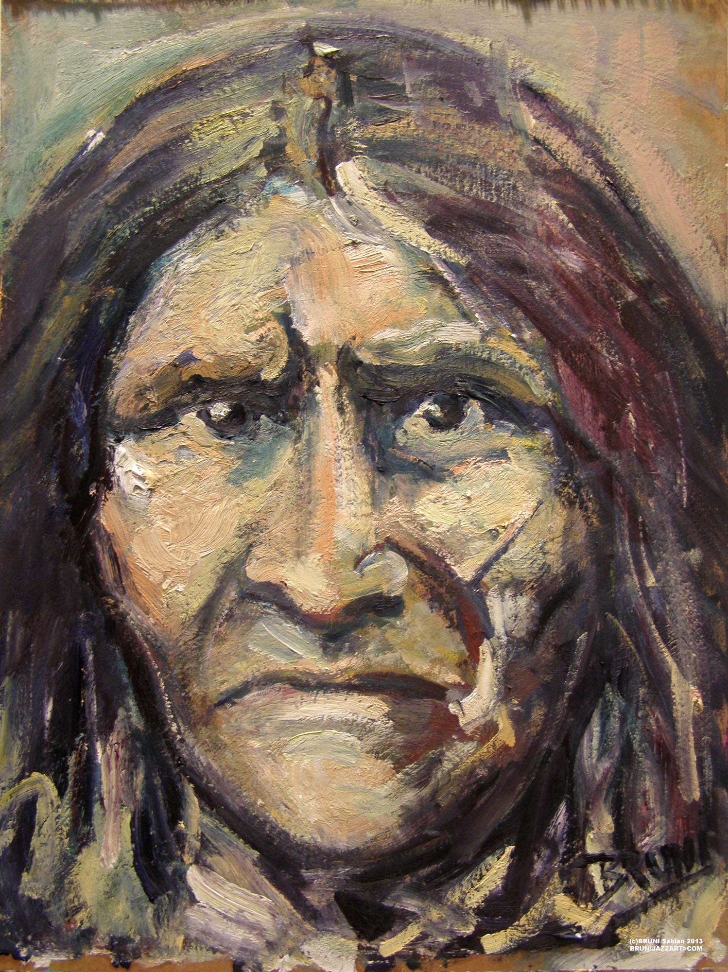Geronimo Painting by BRUNI