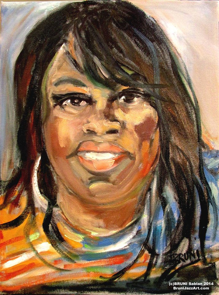 Sista Monica Parker Painting by BRUNI